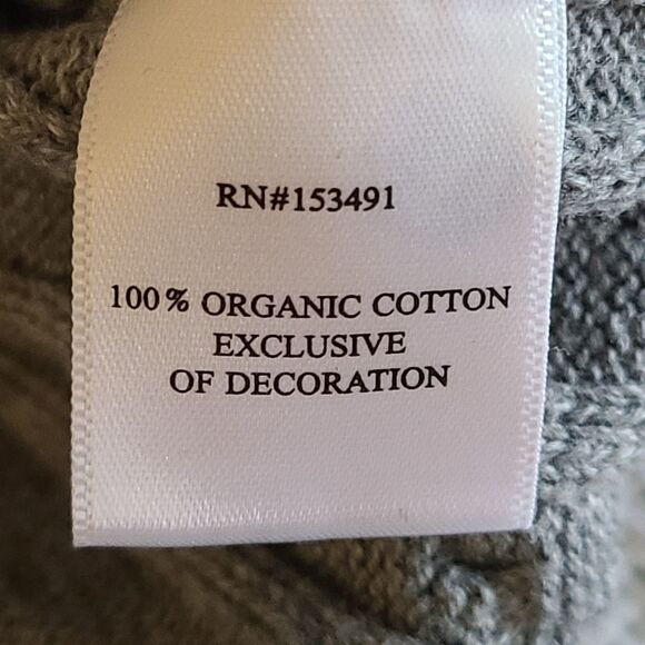 Hope & Henry Mens Cable Knit Organic Cotton Elbow Patch 1/4 Zip Sweater Academia - Picture 8 of 12